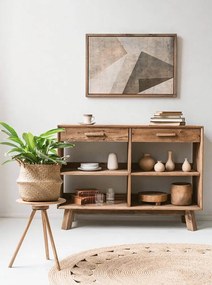 PINUS - credenza con 2 cassetti