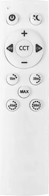Plafoniera LED dimmerabile SM. GALAXY M. 24W/230V Ø55 cm beige/marrone/oro + telecomando