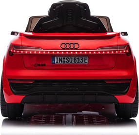 Macchina Elettrica per Bambini 12V Licenza Ufficiale Audi SQ8 E-Tron con Telecomando e Sedile Pelle Rosso...