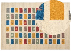 Tappeto Gabbeh lana multicolore 160 x 230 cm MURATLI Beliani