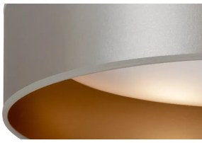 Duolla - Plafoniera LED ROLLER LED/24W/230V diametro 45 cm argento/oro