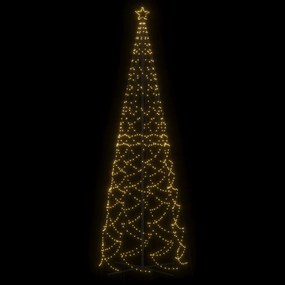 Albero di Natale a Cono Bianco Caldo 1400 LED 160x500 cm