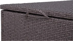 Panca da giardino con contenitore marrone Patras - Garden Pleasure