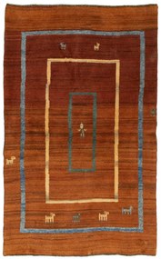 Gabbeh Tappeto persiano 110x180 Rosso (Iran) Annodato A Mano