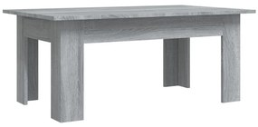 Tavolino da salotto grigio sonoma 100x60x42cm legno multistrato