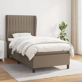 Giroletto A Molle Con Materasso Tortora 100x200 Cm İn Tessuto /