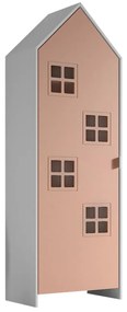 Armadio per bambini bianco/rosa 58x172x37 cm Casami Bruges – Vipack