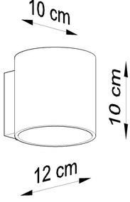 Sollux SL.0211 - Applique VICI 1xG9/40W/230V vetro/bianco