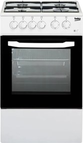 Beko CSS42014FW Cucina a Gas con Forno Elettrico Bianco 50x50 cm
