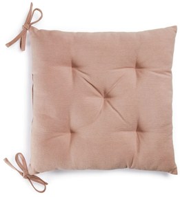 Kave Home - Cuscino per sedia Suyai 100% cotone rosa 45 x 45 cm