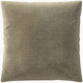 Cuscino grande in velluto a coste Vetsak, 60 x 60 cm