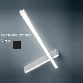 Plafoniera led 30w nero-WW