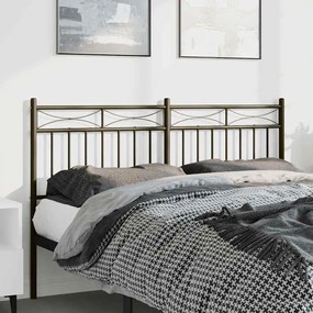 Testiera İn Metallo Nero 135 Cm /
