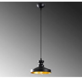 Lampadario su corda BERCESTE 1xE27/40W/230V nero
