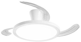 Ventilatore da soffitto LED-CONDOR-BCO bianco , D. 49 cm INTEC