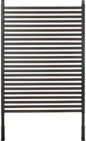 Recinzione Divisorio da Giardino 93x22x150 cm Modulabile Autoportante in Acciaio Marrone...