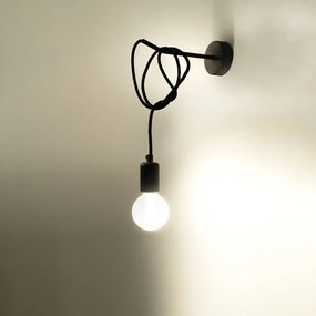 Lampada da parete nera Spider - Nice Lamps