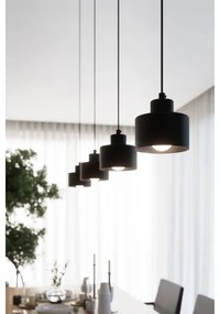 Sollux SL.1132 - Lampadario a cavo SAVAR 1xE27/60W/230V nero