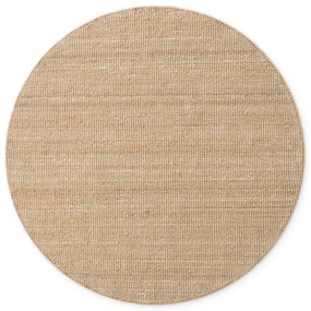 Tappeto rotondo di colore naturale in iuta ø 200 cm Bouclé Jaipur – Hanse Home