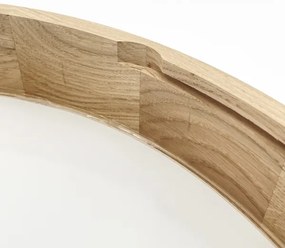 Brilagi - Plafoniera LED CARVALHO 4xE27/60W/230V rovere Ø 57,5 cm