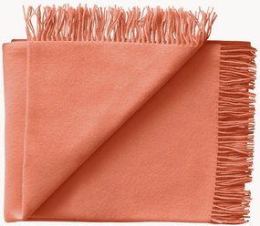 Coperta in lana con frange Secret
