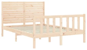Giroletto con testiera 140x190 cm in legno massello