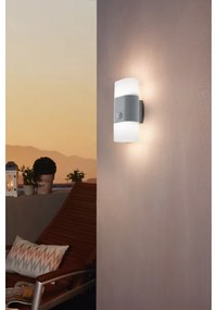 Eglo 97313 - Applique a LED  da esterno con sensore FAVRIA 1 2xLED/5,5W/230V IP44