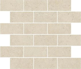 Piastrella Mosaico in gres porcellanato Gea crema L 30 x L 30cm x Sp. 9 mm, 10 pezzi