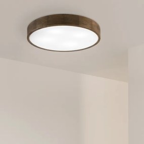 Brilagi - Plafoniera LED CARVALHO 4xE27/60W/230V rovere/noce Ø 57,5 cm