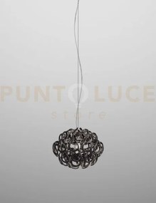 Giogali sospensione 35 nero e cromo lucido 1 luce attacco e27 in cr...