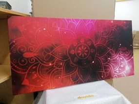 Stampa su tela – Mandala con sfondo galattico