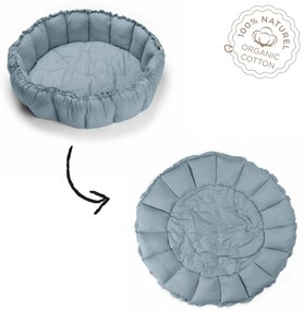 Play&Go Bloom nido per bambini Organic Dusty Blue