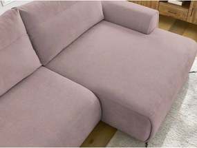 Divano angolare in rosa chiaro Aden – Bobochic Paris