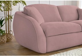 Divano in rosa chiaro allungabile 235 cm Cezanne – Bobochic Paris