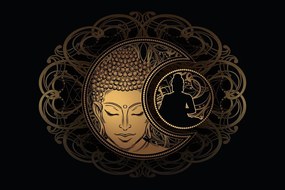 Stampa su tela – Forza armonica del Buddha