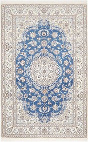 Nain Tappeto persiano 250 x 160 Blu (Iran) Annodato A Mano