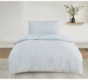 Biancheria da letto singola jacquard verde 140x200 cm Florida - My House