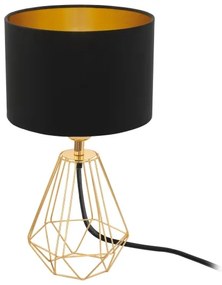 Eglo 95788- Lampada da tavolo CARLTON 2 1xE14/60W/230V