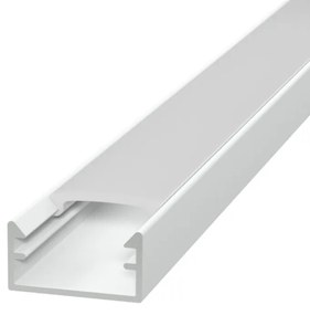 Profilo Mini 1m e 2m  Alluminio Bianco stretto, solo 14mm per striscia LED Selezionare la lunghezza 2 Metri