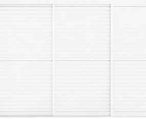 Parete per pergola Bouganville bianco L 370 x L 370 cm, 3 pezzi