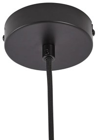 Lampada a sospensione retrò oro con vetro beige - Jina