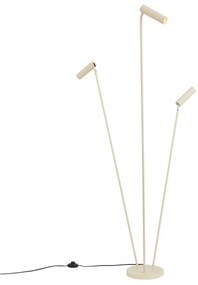 Lampada da terra moderna beige 3 luci GU10 35mm - Thomas