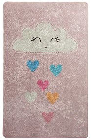 Tappeto rosa antiscivolo per bambini , 140 x 190 cm Baby Cloud - Conceptum Hypnose