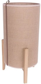 Spot-Light 73729174 - Lampada da tavolo CASIOPEA 1xE27/40W/230V rovere