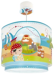 Dalber 60652 - Lampadario per bambini PIRATA ISLAND 1xE27/15W/230V