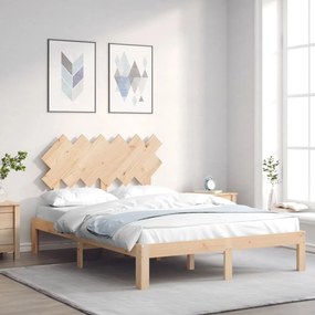 Giroletto Senza Materasso 120x200 Cm İn Legno Massello Di Pino /