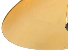Lampada a sospensione vintage nera con oro 60 cm - Emilienne