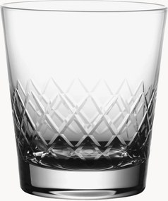 Set di 4 bicchieri da whisky in cristallo soffiato Lattice