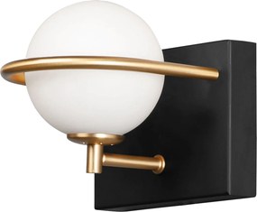 Lampada da parete APP1300-1W Black Gold