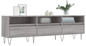 Mobile porta tv grigio sonoma 150x30x44,5 cm legno multistrato